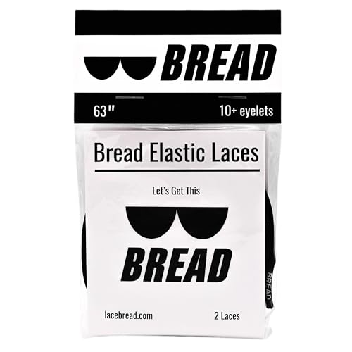 Bread Elastic Shoelaces Shadow Black, 36'