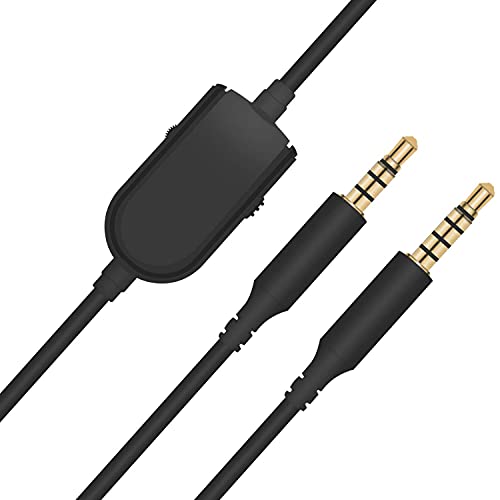 A40 Talkback Chat Inline Mute Cable Extension Cable Compatible with Astro A40 A10 Gaming Headsets Replacemnt Cord for Xbox One PS4 Smartphone(6.5ft)