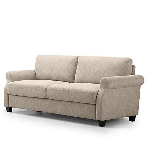 ZINUS Josh Sofa Couch, Easy, Tool-Free Assembly, Beige