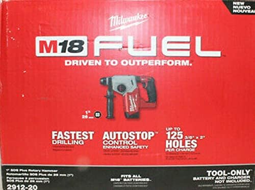 Milwaukee 2912-20 M18 Fuel 18V 1' Sds Plus Brushless Rotary Hammer