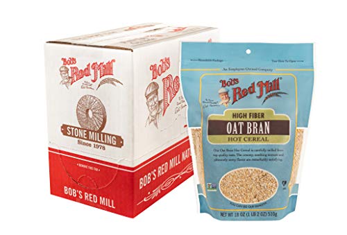 Bob's Red Mill Oat Bran Hot Cereal, 18-ounce (Pack of 4)