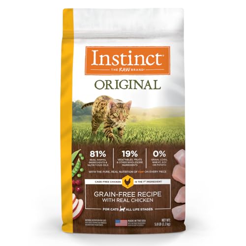 Instinct Original Grain Free Recipe with Real Chicken Natural Dry Cat Food, 5 lb. Bag