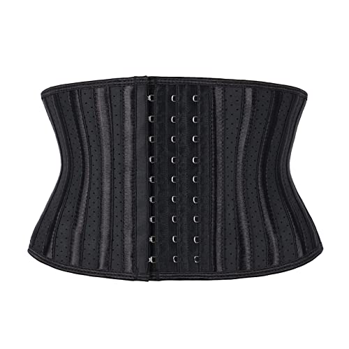 Atbuty Super Short Torso Waist Trainers Belt for Women Postpartum Support Recovery Hourglass Invisible Slimming Latex Trimmer Girdle