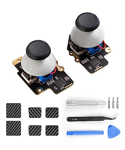 [No Drifting] Gulikit Hall Effect Sensor Joystick for Steam Deck [Type A & Type B], Gulikit Electromagnetic Joystick Module Replacement Accessories with Repair Tools, Patented Joystick Design (SD02)