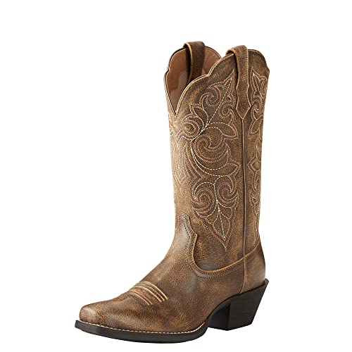 Ariat Womens Round Up Square Toe Western Boot Vintage Bomber 8