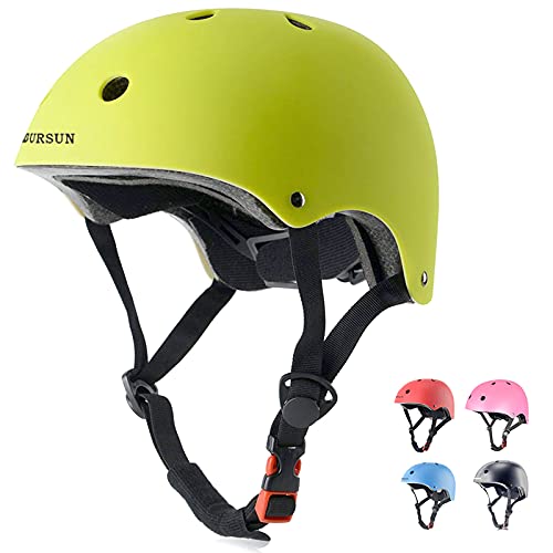 BURSUN Kids Bike Helmet Ventilation & Adjustable Toddler Helmet for Ages 2-3-5-8 Kids Boys Girls Multi-Sport Helmet for Bicycle Skate Scooter, 5 Colors