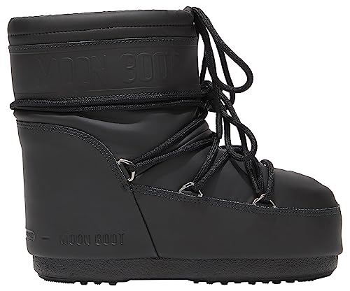 Moon Boot, Icon Low Rubber Unisex Boots, 42/44, Black