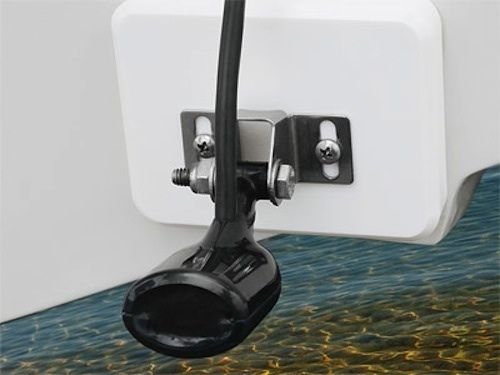 Stern Saver Glue-on transducer mounting System for Garmin Fish Finder (White)