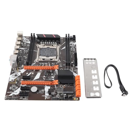 X99 LGA2011-3 DDR4 Computer Motherboard Mainboard, Intel LGA2011 V3 Gaming Motherboard with NVME M.2, Four Channels DDR4 ECC/REG RAM i7 Processor