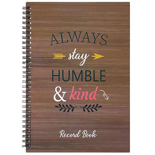 Home Sweet Classroom Multicoloured Teacher Record Book, 7.1 x 10.2 Always Stay Humble Kind Record Book Student Roster Monthly Reminders Record Grading Chart Gifts for Teacher Students Class