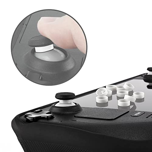 Park Sung Joystick Protectors, Invisible Protection During Gaming, Silicone, Compatible with Steam Deck/Xbox/Switch Pro Controller/PS4/PS5/ROG Ally/8 BitDo Game Joystick(10 Pcs)