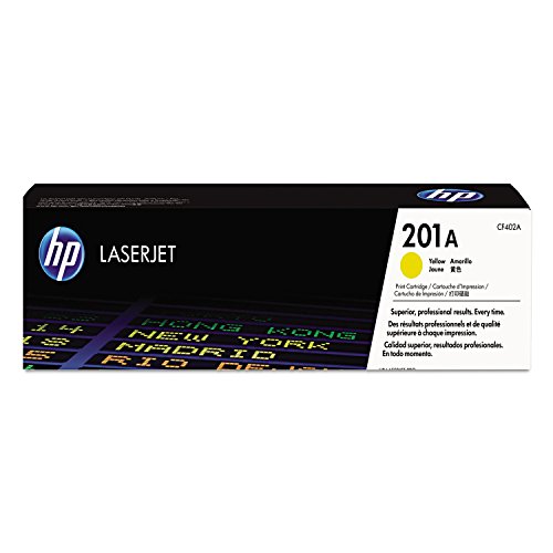 HP 201A Yellow Toner Cartridge | Works with HP Color LaserJet Pro M252, HP Color LaserJet Pro MFP M277 Series | CF402A