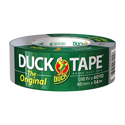 The Original Duck Brand Duct Tape, 1-Pack 1.88 Inch x 60 Yard, Silver (394475)