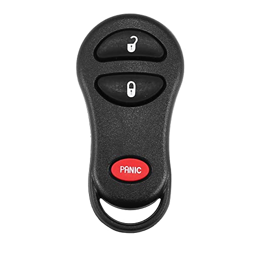 X AUTOHAUX GQ43VT17T 315MHz Replacement Keyless Entry Remote Car Key Fob for Dodge for Ram 1500 2500 3500 Pickup 2001-2005 for Dodge Caravan 1999-2003 3 Buttons