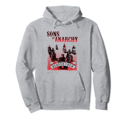 Sons of Anarchy Black and Red Poster Pullover Hoodie