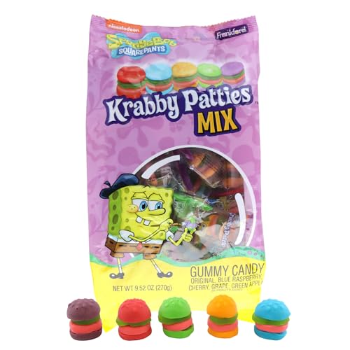 Spongebob Easter Egg Hunt with Krabby Patty Gummies, Individually Wrapped Pieces Inside, 9.52 Ounces