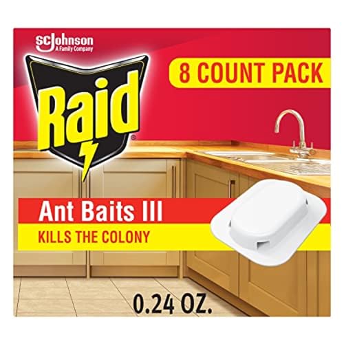 Raid Ant Killer Baits, Child Resistant Bug Killer for Indoor Home Use, 0.24 Oz, 8 Count