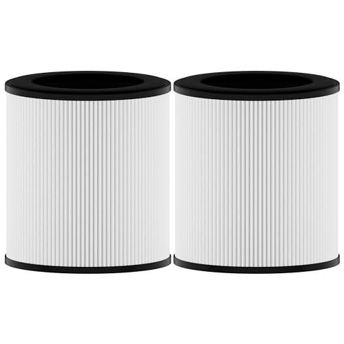 Hichoryer B-D02L Replacement Filter, Compatible with MOOKA B-D02L and KOIOS B-D02L Air Purifier, 3-in 1 H13 True HEPA Filter, 2 Pack