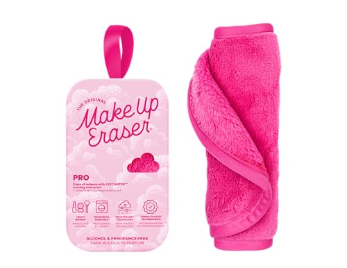 The Original Makeup Eraser, Erase All Makeup With Just Water, Including Waterproof Mascara, Eyeliner, Foundation, Lipstick and More, Original Pink