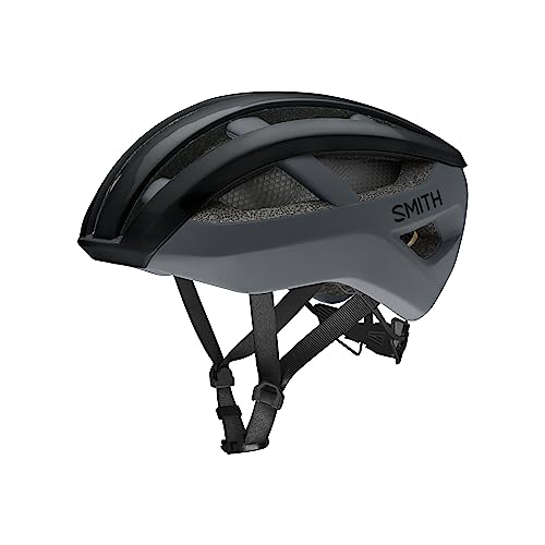 SMITH Network Cycling Helmet – Versatile Adult Road or MTB Bike Helmet with MIPS Technology + Zonal Koroyd Coverage – Lightweight Impact Protection for Men & Women – Matte Black/White Cement, Medium