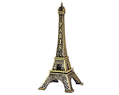 DS. DISTINCTIVE STYLE Eiffel Tower Model Eiffel Tower Metallic Statue Eiffel Tower Figurine for Souvenirs (15cm)