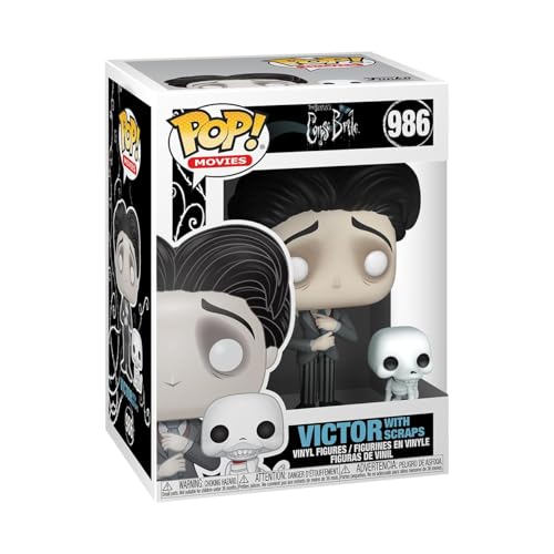 Funko Pop! & Buddy: Corpse Bride - Victor with Scraps, Multicolor, 3.75 inches (49045)