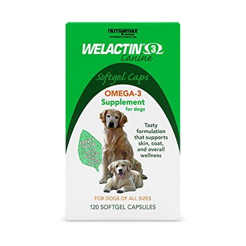 Nutramax Welactin Canine Soft Gel - 120 ct