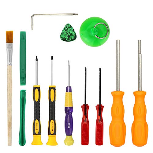 Triwing Screwdriver Sets For Nintendo Products, EMiEN Professional Screwdriver Repair Tool Kit Compatible With Nintendo Switch Joy-Con, Nintendo New 3DS, Wii, Wii U, NES, SNES, DS Lite, GBA Gamecube