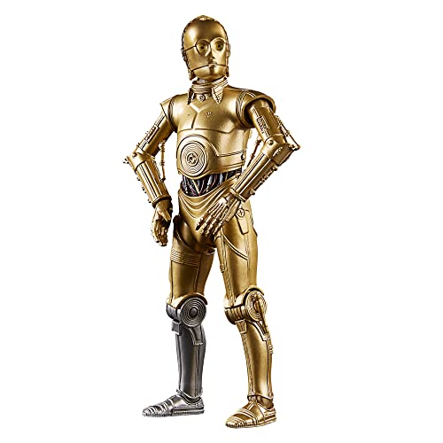 STAR WARS The Black Series Archive C-3PO Toy 6-Inch-Scale A New Hope Collectible Premium Action Figure, Toys Kids Ages 4 and Up