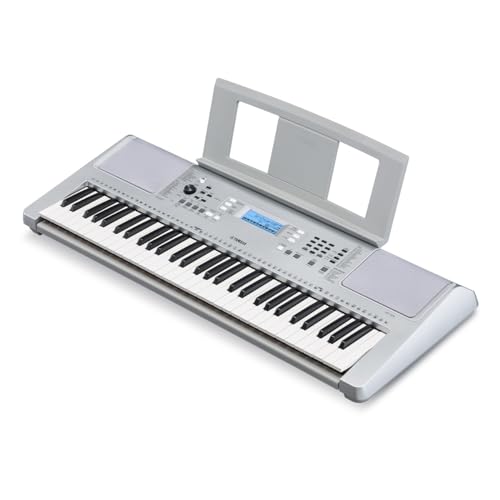 Yamaha 61-Key Touch Sensitive Portable Keyboard With PA130 Power Adapter, YPT370
