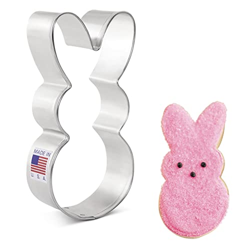 Easter Bunny Cookie Cutter, 4' Made in USA by Ann Clark