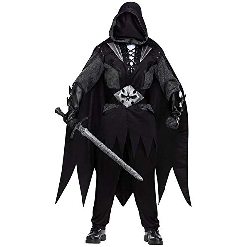 Fun World mens Evil Knight Complete Costume, Black, Standard US