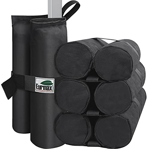 Eurmax USA Weight Bags for Pop up Canopy Outdoor Shelter,Gazebo Instant shelter Leg Canopy Weights, Sand Bags, Set of 4