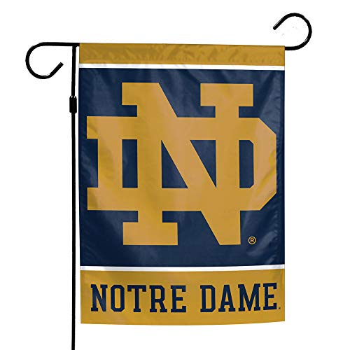 Wincraft NCAA Notre Dame Fighting Irish Flag12x18 Garden Style 2 Sided Flag, Team Colors, One Size