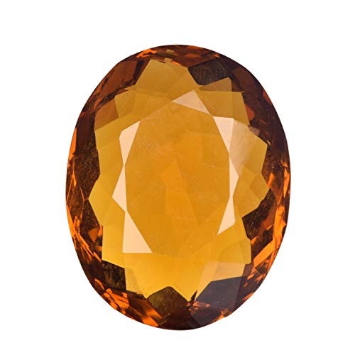 GEMHUB Brazilian Yellow Citrine Oval Shape 109.50 Ct Loose Gemstone for Jewelry Making