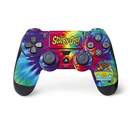 Skinit Decal Gaming Skin for PS4 Controller - Officially Licensed Warner Bros Scooby-Doo Tie Dye Design