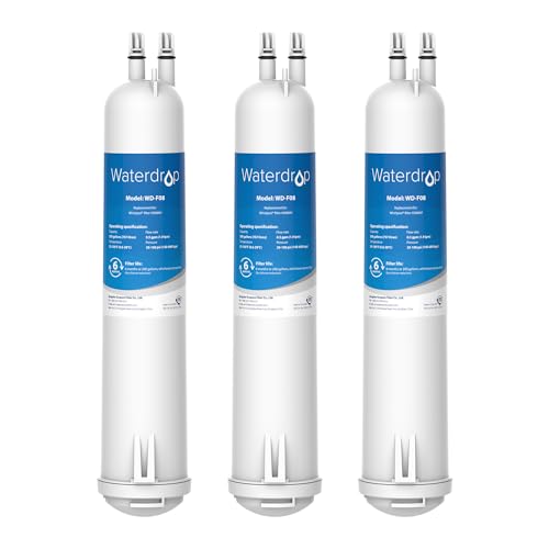 Waterdrop EDR3RXD1 Replacement for Everydrop Filter 3, 4396841, 4396710, Kenmore 46-9083, 46-9030, WD-F08 Refrigerator Water Filter, 3 Filters