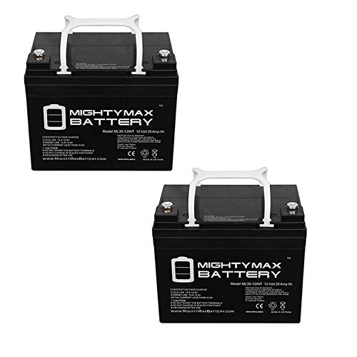 Mighty Max Battery 12V 35AH INT Battery Replaces Pride Mobility BATLIQ1017-2 Pack