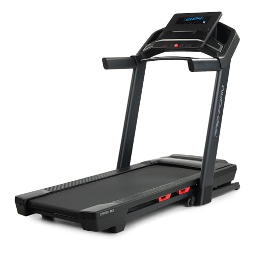ProForm Carbon TLX; All-New Treadmill for Walking and Running with Built-in Fan and Space-Saving Design