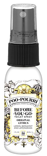 Poo-Pourri Before-You-Go Toilet Spray, Original Citrus, 1 Fl Oz - Lemon, Bergamot and Lemongrass