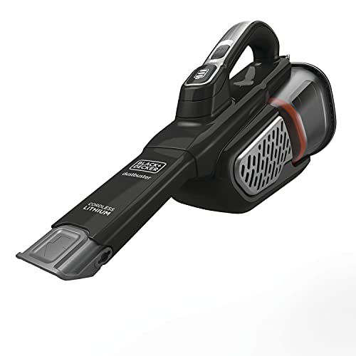 BLACK+DECKER dustbuster Handheld Vacuum, Cordless, AdvancedClean+, Black (HHVK515J00FF), Gray