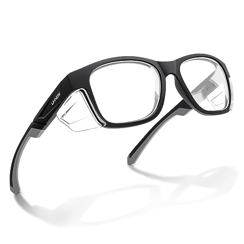 UKNOW Safety Glasses - Anti Fog Lenses - Eye Protection with Side Shields - ANSI Z87.1 Protective Eyewear - UV Protection