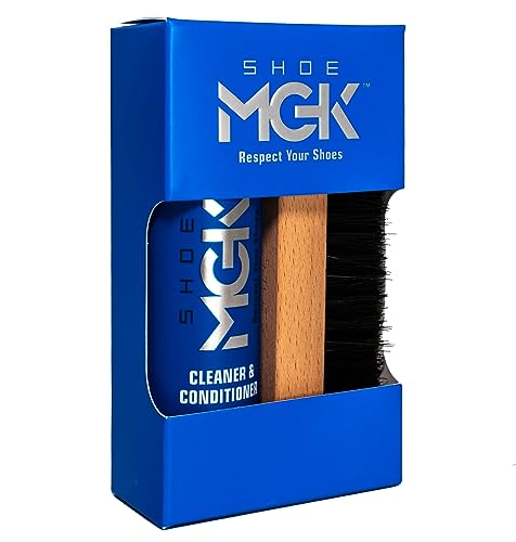 Shoe MGK Starter Shoe Cleaner Kit - Shoe Cleaner & Conditioner for All Shoes, Premium Shoe Brush