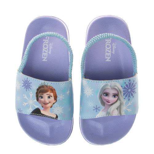 Disney Frozen Slides- Summer Sandal Lilac(size 7-8 Toddler)