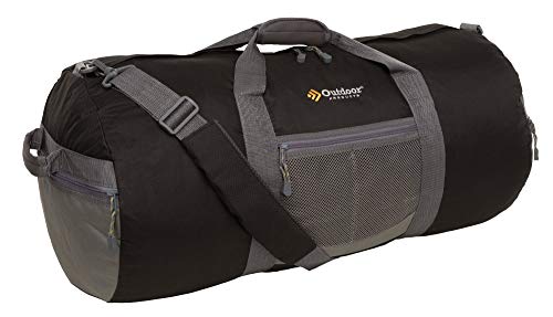 Outdoor Products - Water Resistant Utility Shoulder Duffle Bag - Ideal for Camping, Gym, Sports, Travel, Overnight, Weekends, Carryall, Holdall, Packable - Large