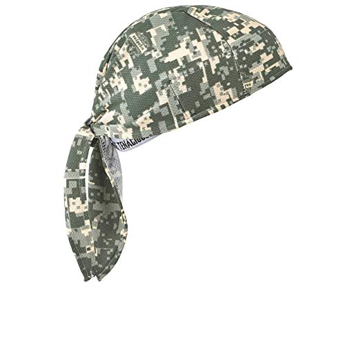 Ergodyne Mens Western High-Performance Terry Cloth Bandana - Tie, Camo