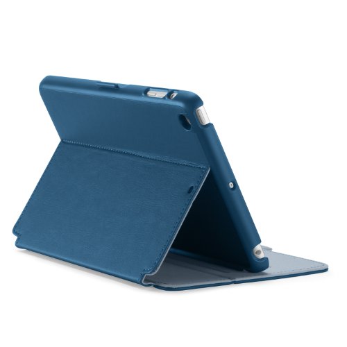 Speck Products SPK-A2444 StyleFolio iPad mini 2/iPad mini 3 Case and Stand, Deep Sea Blue/Nickel Grey