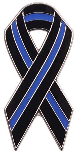 Rothco Thin Blue Line Ribbon Pin