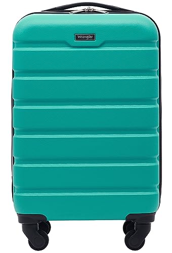 Wrangler 20' Spinner Carry-On Luggage, Teal