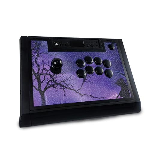 Glossy Glitter Gaming Skin Compatible with Hori Fighting Stick Alpha (PS5, PS4, PC) - Mystic Reaper - Premium 3M Vinyl Protective Wrap Decal Cover - Easy to Apply | Crafted in The USA by MightySkins